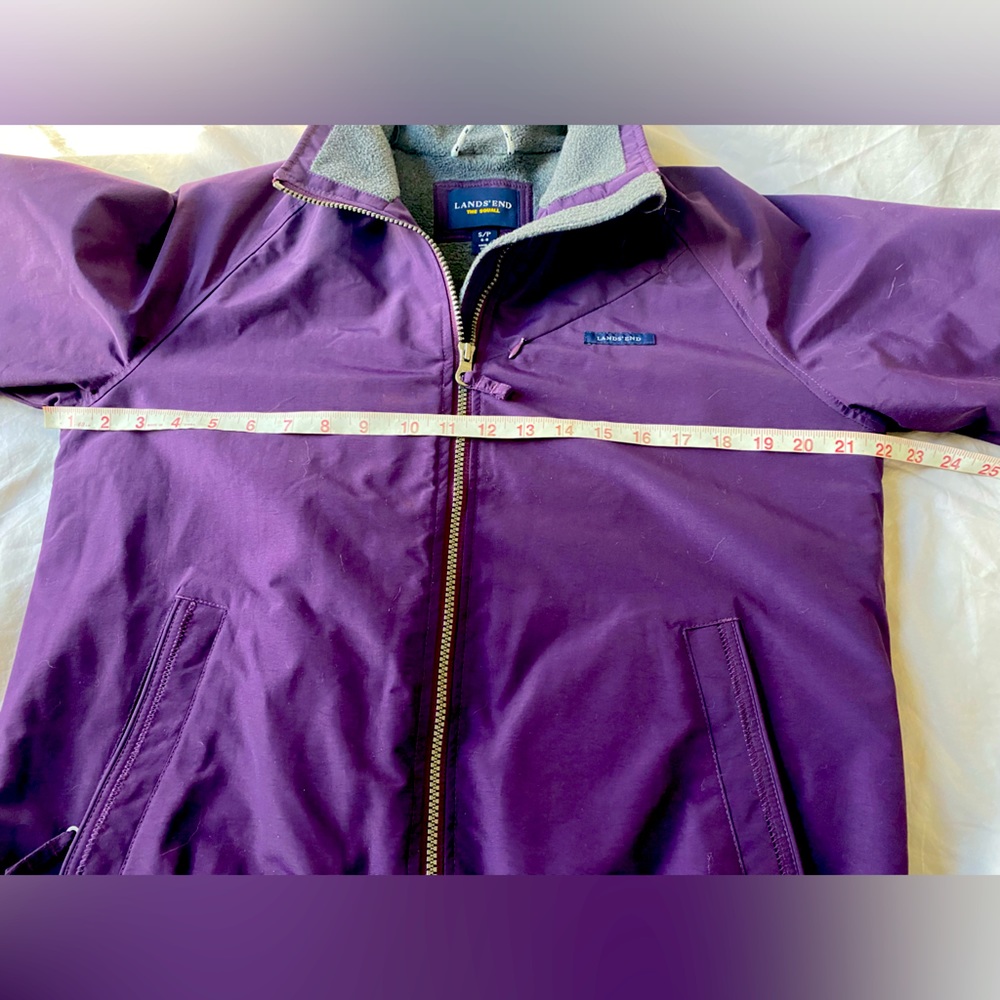 Lands’ End Women’s Squall Weatherproof Barn Fleece Puffer Jacket size Small 6–8 - Picture 8 of 12